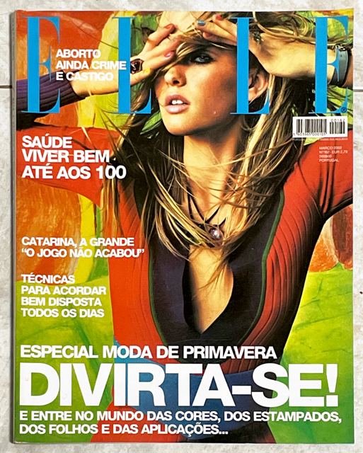 ELLE Magazine Portugal March 2002 ANABEATRIZ BARROS Catarina Cabral