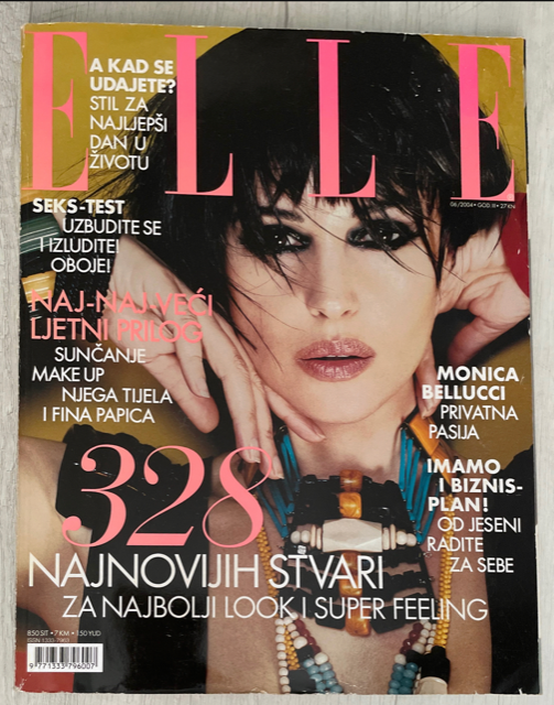 ELLE Magazine Serbia June 2004 MONICA BELLUCCI Catherine Deneuve