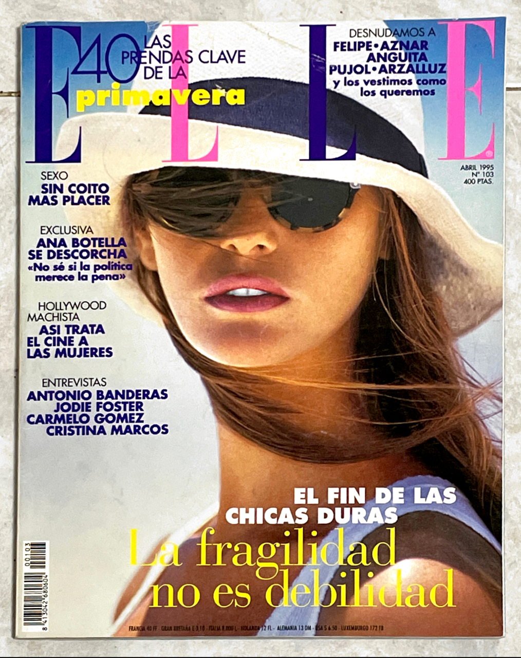 ELLE Magazine Spain April 1995 ELLE MACPHERSON Valeria Mazza MANON VON