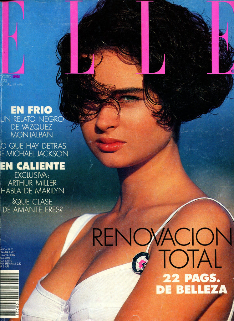 ELLE Magazine Spain August 1988 BELINDA RIDING Monica Bellucci MICHAEL JACKSON