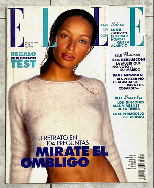 ELLE Magazine Spain August 1994 BRANDI QUINONES Honor Fraser BASIA MILEWICZ