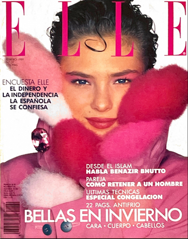 ELLE Spain Magazine February 1989 SERENA RUSPOLI