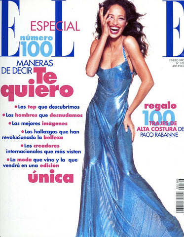 ELLE Magazine Spain January 1995 BRANDI QUINONES Basia Milewicz GINA MARIE