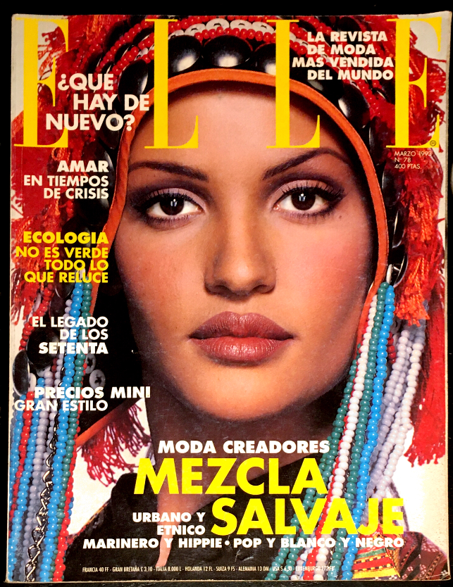 ELLE Spain Magazine March 1993 CLAUDIA MASON Niki Taylor PATRICIA VELASQUEZ - magazinecult