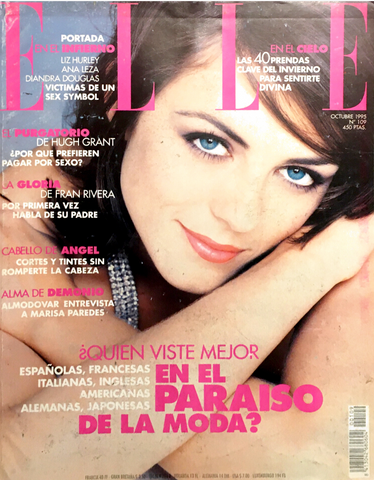 ELLE Magazine Spain October 1995 LIZ HURLEY Leticia Herrera LINDA EVANGELISTA