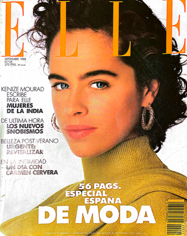 ELLE Magazine Spain September 1988 PATTY SYLVIA Karen Mulder ROBERTA CHIRKO