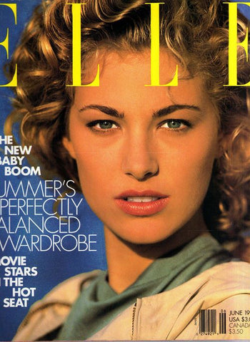 ELLE Magazine US June 1990 ELAINE IRWIN Yasmin Le Bon YASMEEN GHAURI Beri Smither