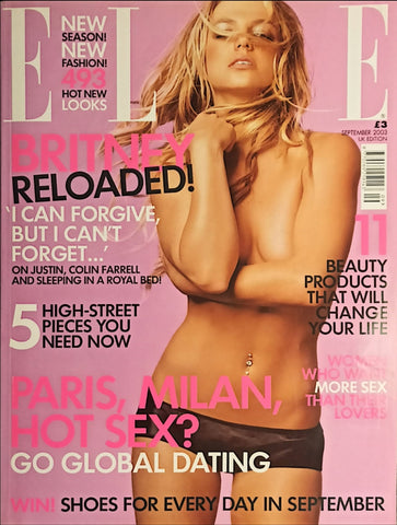 ELLE Magazine British UK September 2003 BRITNEY SPEARS Marianne Schroder