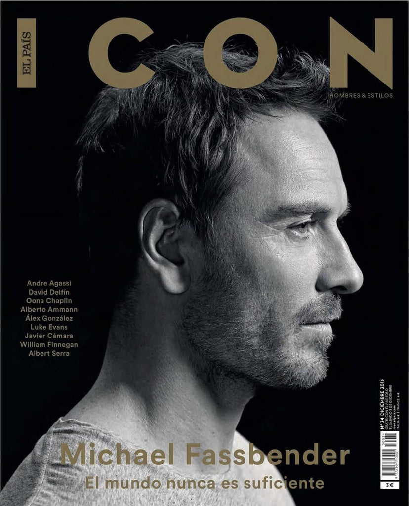 ICON Spain Magazine December 2016 MICHAEL FASSBENDER Nicola Formichetti OONA CHAPLIN - magazinecult