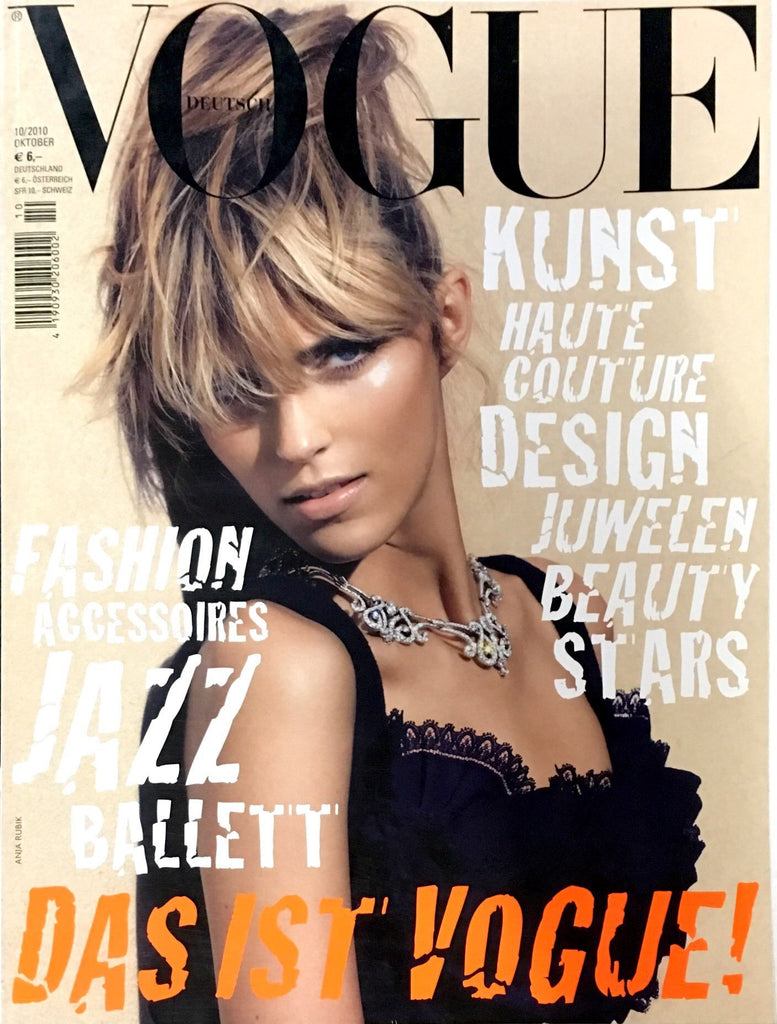 VOGUE Germany Magazine October 2010 ANJA RUBIK Bianca Balti SUVI KOPONEN