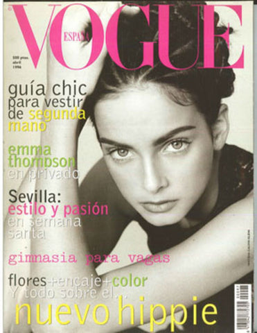 VOGUE Magazine Spain April 1996 Fillippa Von Stackelberg TRICIA HELFER Silke EMMA THOMPSON