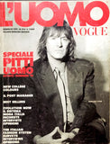 L'UOMO VOGUE Magazine January 1991 ADRIAN LYNE Albert Delegue GIOVANNI GASTEL