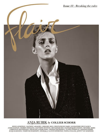 FLAIR Magazine Italia October 2014 ANJA RUBIK Eliza Cummings SABRINA IOFFREDA New SEALED