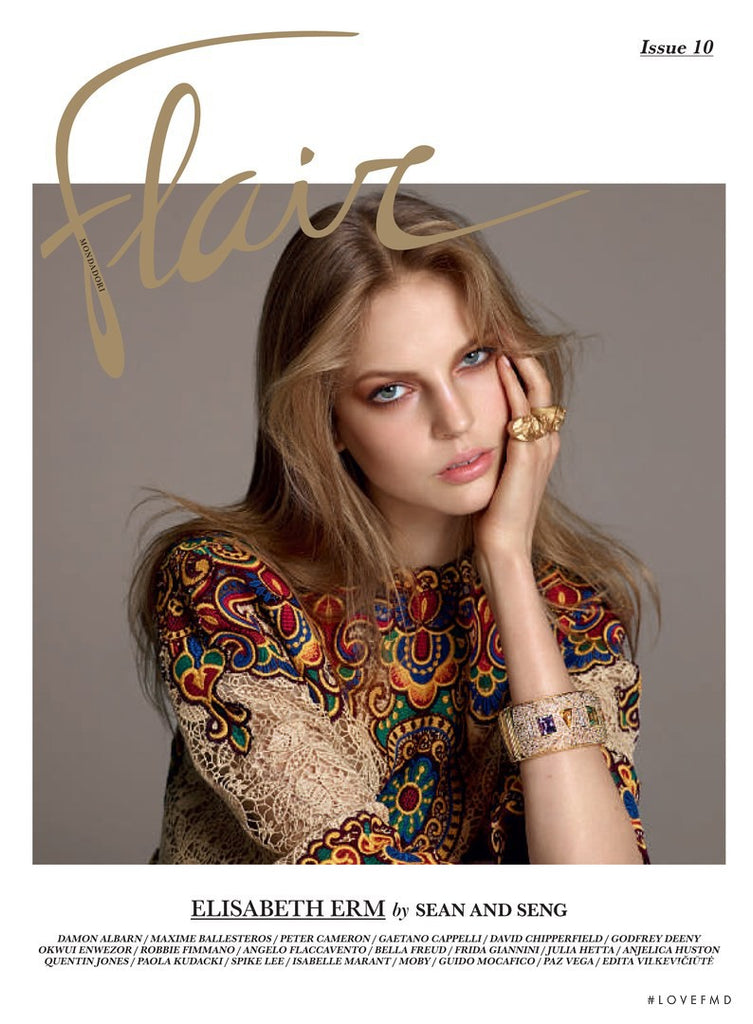 FLAIR Italia Magazine April 2014 ELISABETH ERM Josephine Skriver OPHEL
