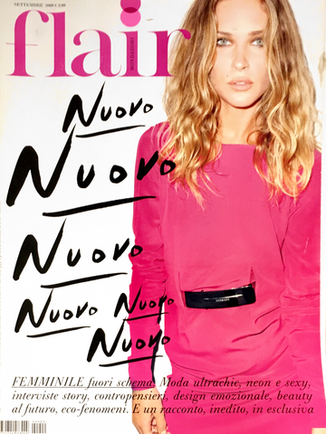 FLAIR Magazine Italia September 2009 ERIN WASSON Flo Gennaro TARYN DAVIDSON Elisa Sednaoui