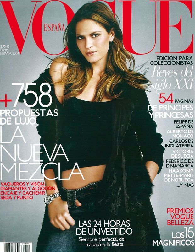 VOGUE Spain Magazine January 2004 FRANKIE RAYDER Ana Beatriz Barros FILIPPA HAMILTON