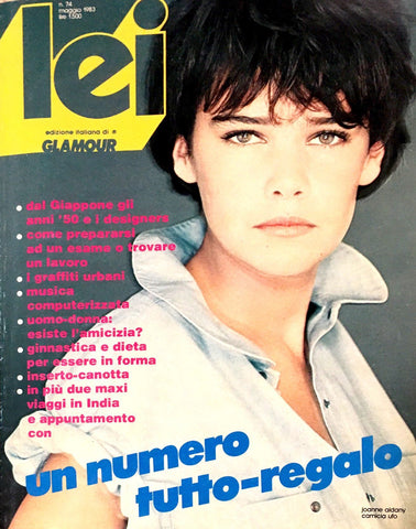 LEI Magazine May 1983 JOANNE ALDANY Herb Ritts CRISTIANA MUCCI Gilles Tapie
