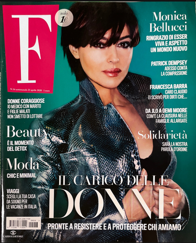 MONICA BELLUCCI F Magazine April 2020 JEAN HARLOW Melania Trump