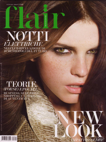 FLAIR Magazine Italia January 2008 JEISA CHIMINAZZO Milagros Schmoll LEAH DE WAVRIN