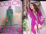 ELLE Magazine Italia April 1992 STEPHANIE SEYMOUR Suzanne Lanza EMMA SJOBERG