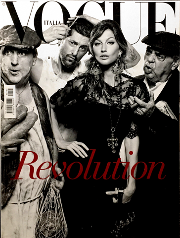 VOGUE Magazine Italia July 2013 Cover #2 GISELE BUNDCHEN Tony Ward 25th SOZZANI