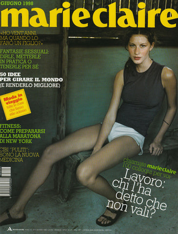 MARIE Claire Italia magazine June 1998 GISELE BUNDCHEN Courtney Love KELLY KLEIN - magazinecult