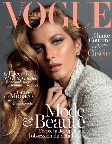 VOGUE Magazine Paris November 2013 GISELE BUNDCHEN Iselin Steiro EDIE CAMPBELL Didonato