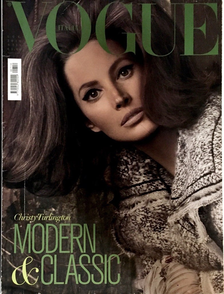 VOGUE Italia Magazine July 2010 CHRISTY TURLINGTON