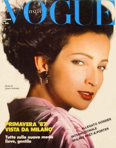 VOGUE Italia Magazine January 1987 BETTY LAGO Kim Williams SUSAN MINER Gail O'Neil
