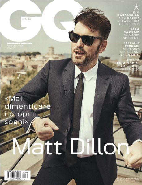 GQ Italia Magazine March 2017 Matt Dillon BILLY THORNTON Ferrari SARA SAMPAIO