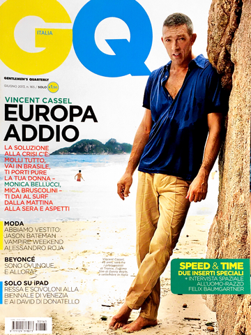 GQ Magazine Italia June 2013 VINCENT CASSEL Beyonce DANNY BEAUCHAMP Purienne