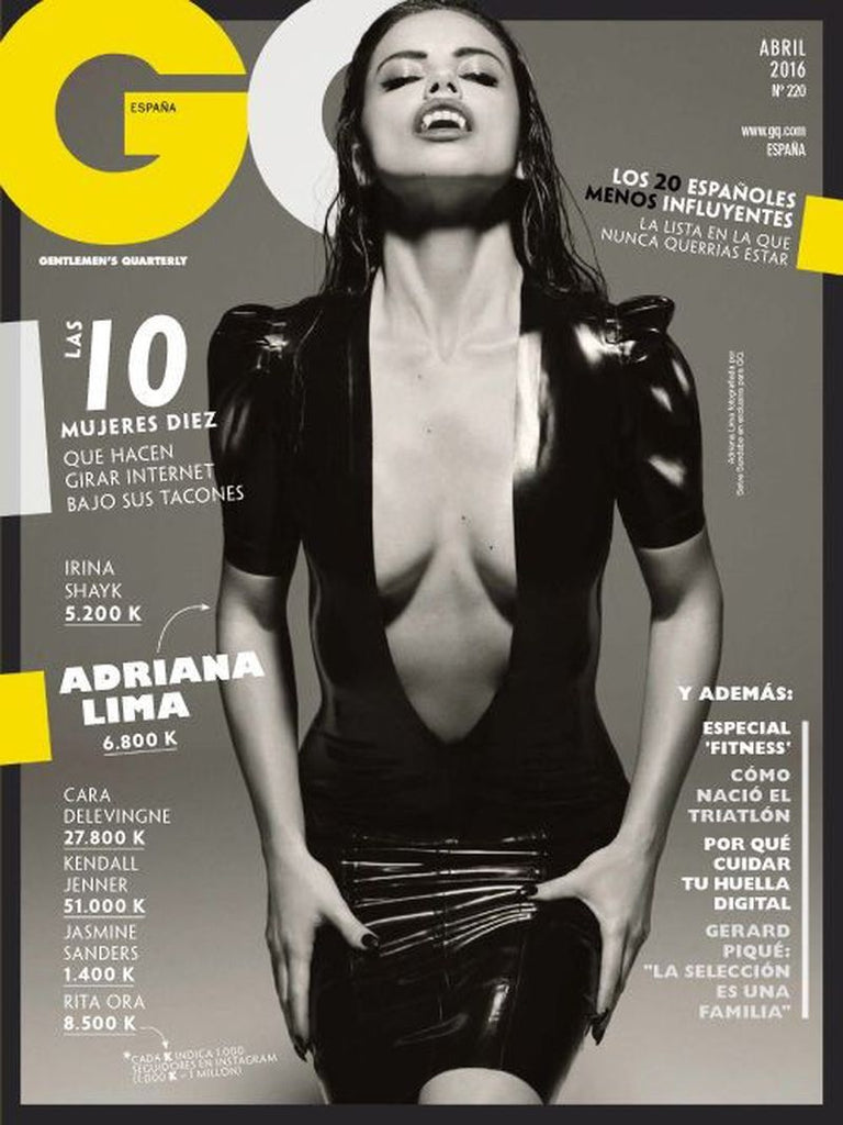 GQ Magazine Spain April 2016 ADRIANA LIMA Eddie Klint KENDALL JENNER Rita Ora