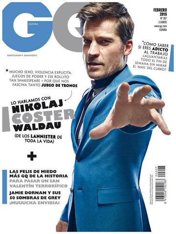 GQ Magazine Spain February 2015 NIKOLAJ COSTER WALDAU Jamie Dornan TOMMY DUNN