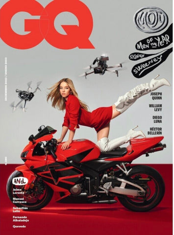 GQ Magazine Spain January 2023 SYDNEY SWEENEY William Levy HECTOR BELLERIN