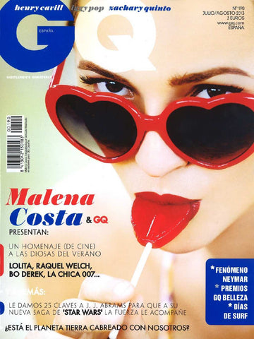 GQ Magazine Spain July 2013 MALENA COSTA Evandro Soldati ZACHARY QUINTO