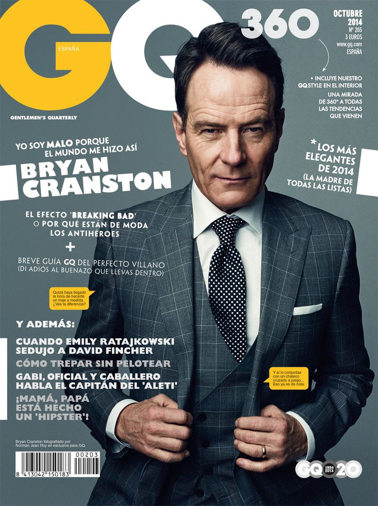 GQ Magazine Spain October 2014 BRYAN CRANSTON Emily Ratajkowski TRAVIS SMITH