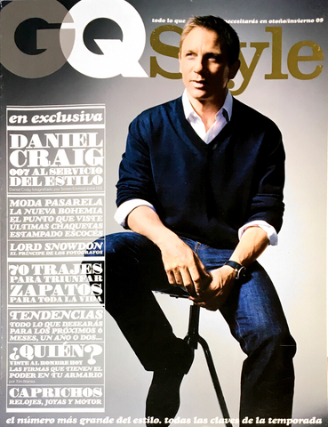 GQ STYLE Magazine Spain Winter 2009 DANIEL CRAIG Santiago Figueras TONY KELLY