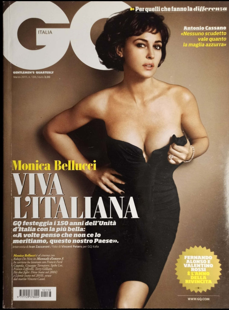 GQ ITALIA Magazine March 2011 MONICA BELLUCCI James Franco KELLY BROOK Winona Ryder