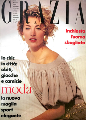 GRAZIA Italia Magazine April 1990 #2563 ELAINE IRWIN Jodie Foster RAY CHARLES