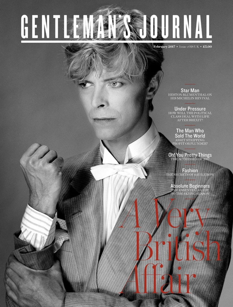 DAVID BOWIE Oliver Cheshire Gentleman’s Journal Magazine February 2017