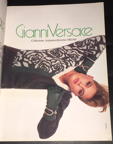 Gianni Versace Fall Winter Catalog 1983 RENEE SIMONSEN Avedon ANTONIO