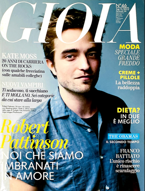 GIOIA Italia Magazine November 2012 ROBERT PATTINSON