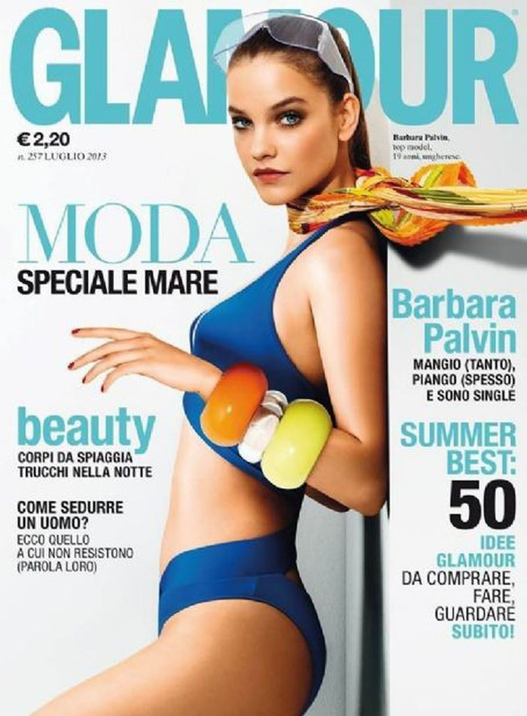 GLAMOUR Italia Magazine July 2013 BARBARA PALVIN Lea Seydoux JANUARY JONES