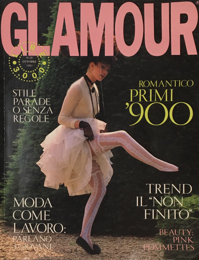 GLAMOUR Italia Magazine October 1993 LAETITIA CASTA Shiraz Tal MICHELE HICKS