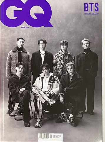 GQ KOREA Magazine January 2022 BTS KPop BRAND NEW