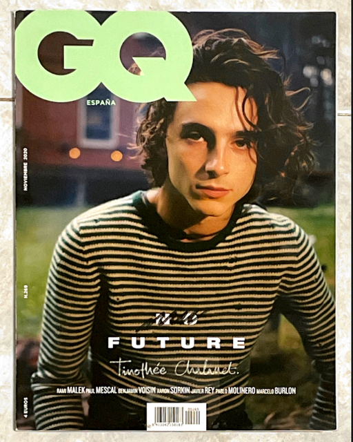 GQ Magazine Spain November 2020 TIMOTHEE CHALAMET Paul Mescal RAMI MALEK