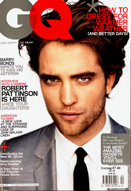 GQ Magazine US April 2009 ROBERT PATTINSON Neil Patrick Harris KIM KARDASHIAN