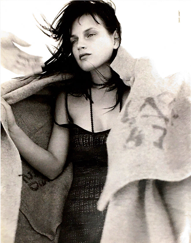 GUINEVERE VAN SEENUS Clippings from Marie Claire Italia Magazine March 1998