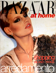 HARPER'S BAZAAR Magazine Italia December 1976 ARJA TOYRYLA by STEVE HI