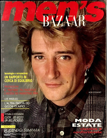 HARPER'S BAZAAR MEN'S Magazine May 1984+Rod+Stewart